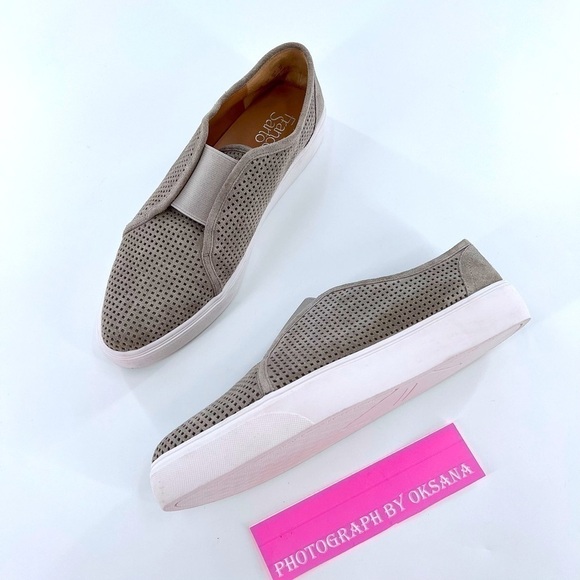 FRANCO SARTO NADINE SLIP-ON SNEAKER Gray  Suede size 9 M - Picture 14 of 15